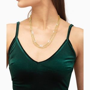 Kendra Scott Mollie gold multi strand necklace